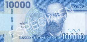 Billete de 10 mil pesos anverso